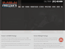 Tablet Screenshot of freezersmobiledj.com